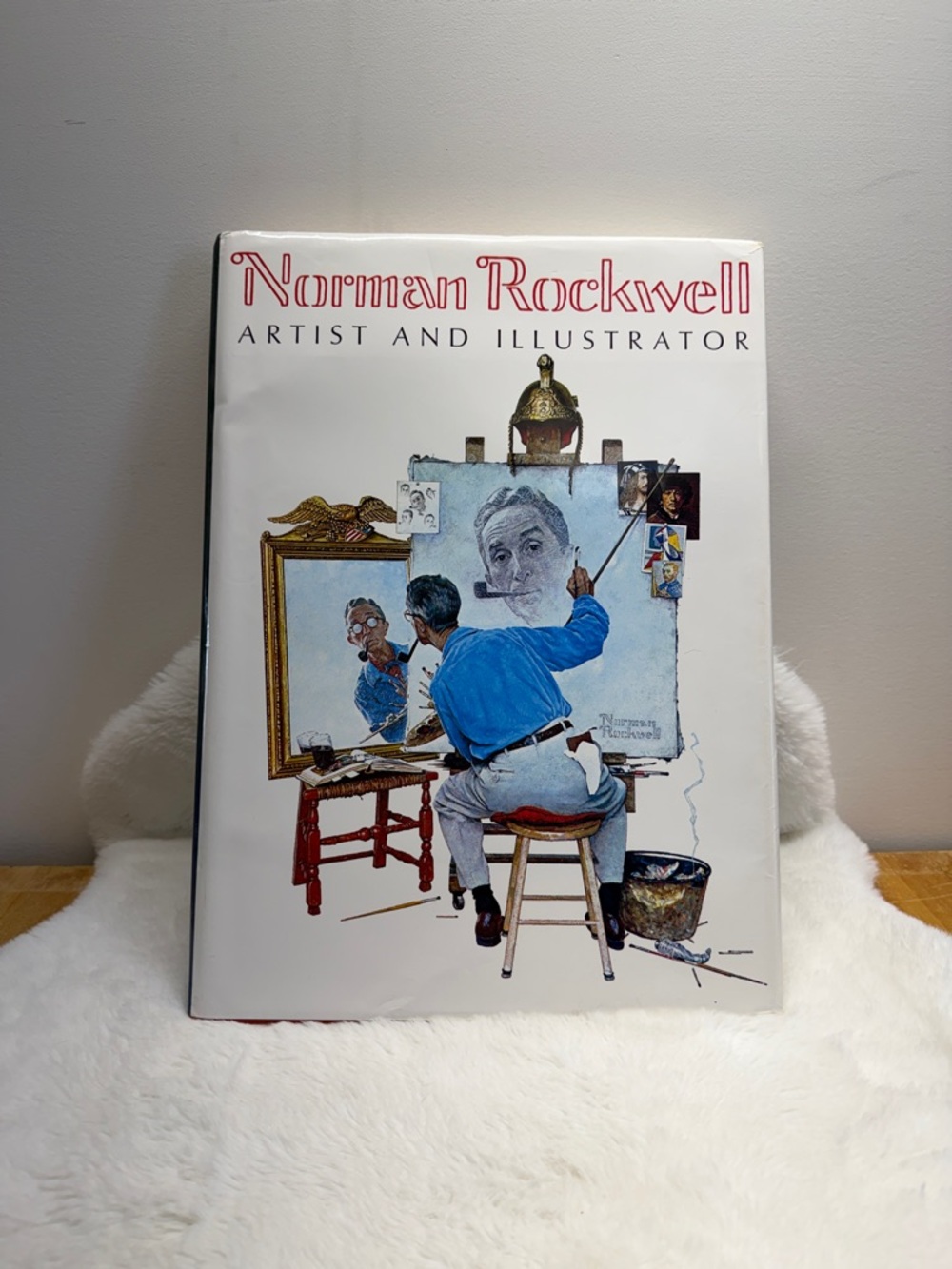 Norman Rockwell Art Print Cover – 1983 Reproduction Including Center Mural 📖